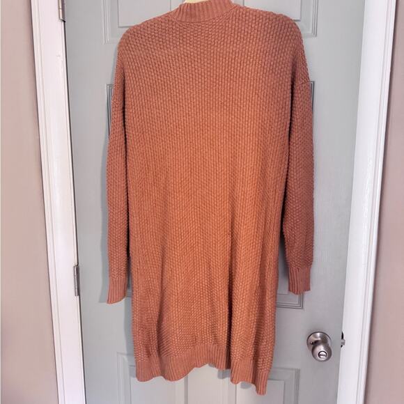 Max Studio Brown Long Cardigan Knit Sweater - Picture 4 of 4